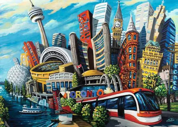 1000 Piece Puzzle: Toronto Image - Ages 14+