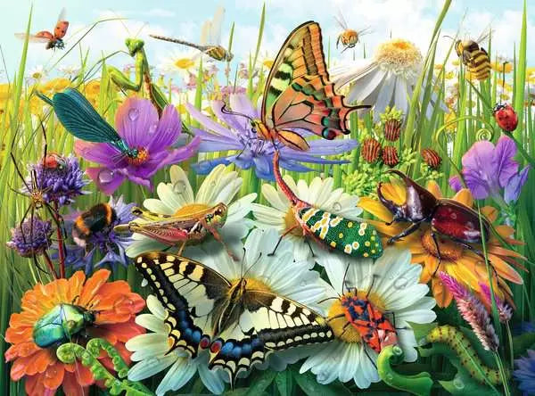 100 Piece Puzzle: Wonderful World Of Insects - Ages 6+