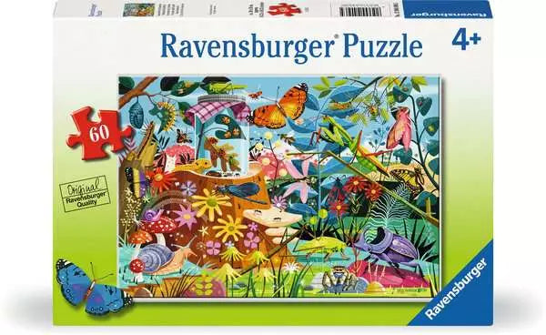 60 Piece Puzzle: Backyard Bug World - Ages 4+
