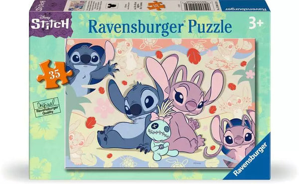 35 Piece Puzzle - Disney Stitch - Enjoy Time Together - Age 3+