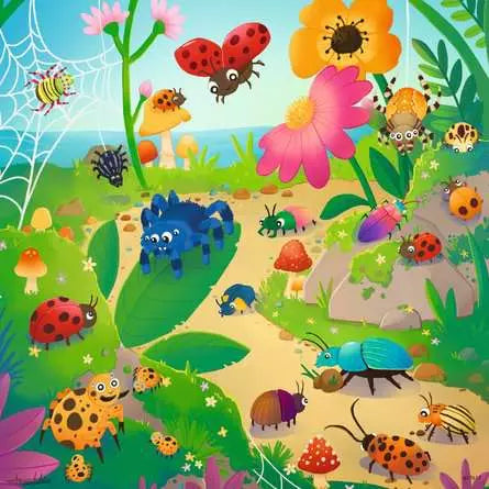 49 Piece Puzzle: 3 x 49 / Bugs, Bugs, Bugs - Ages 5+