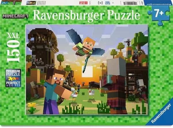 150 Piece Puzzle: Minecraft Construction and Adventure -  Ages 7+