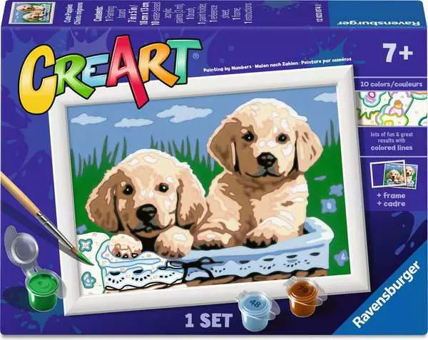 CreArt:  Cute Puppies - Ages 7+