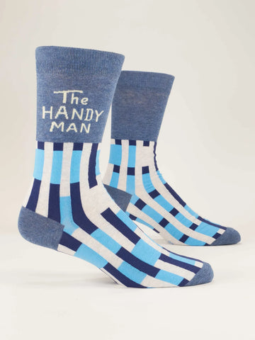 Blue Q: The Handyman - Men's Crew Socks - Size 7-12