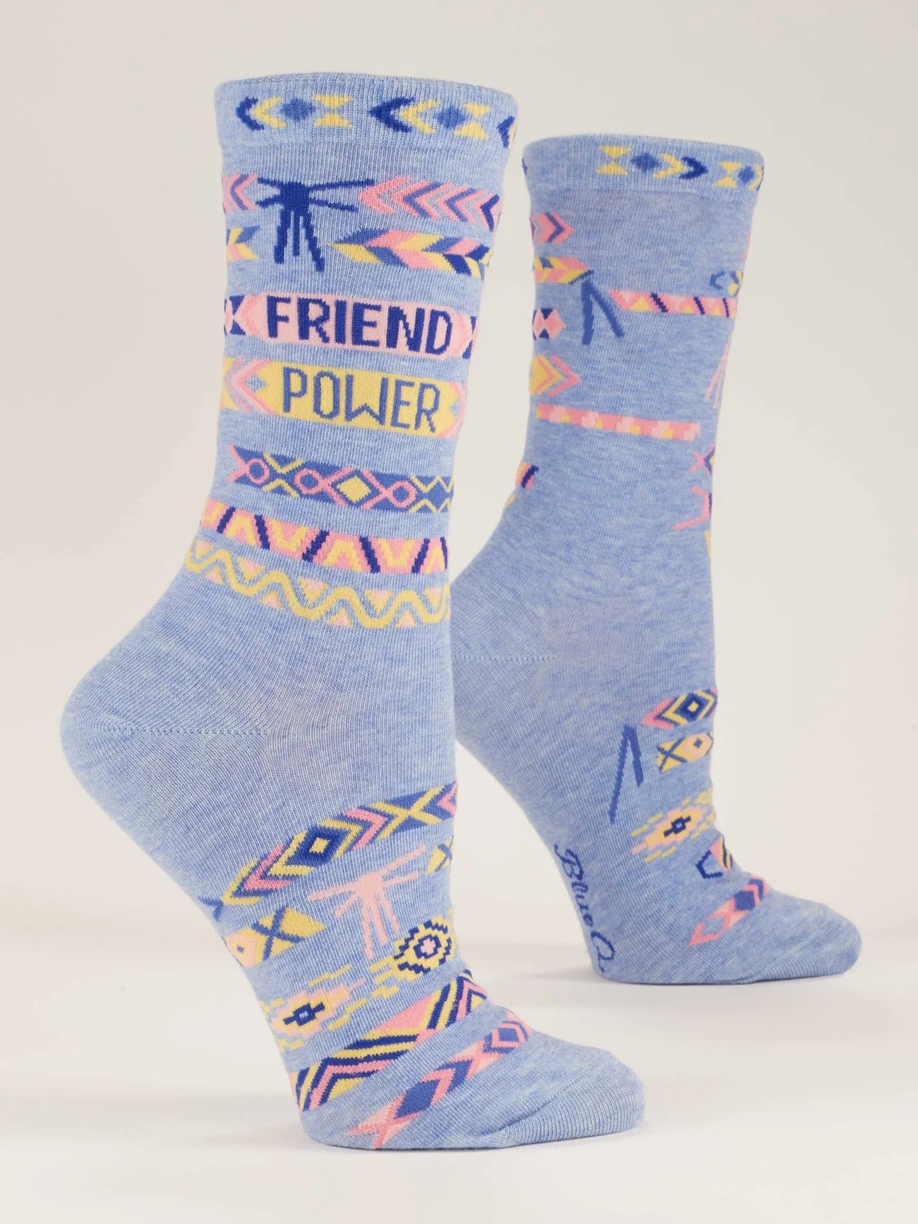 Blue Q: Friend Power Women's Crew Socks - Size 5-10