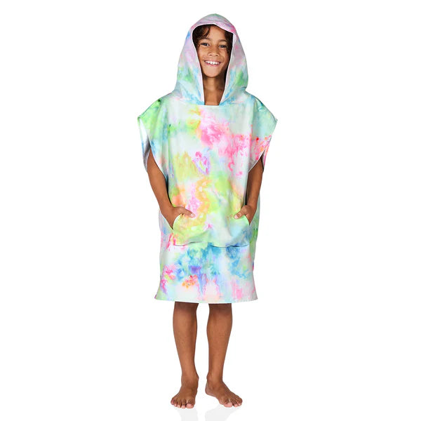 Dock & Bay: Quick Dry Poncho Kids - Bubble Dreams - Ages 3-10