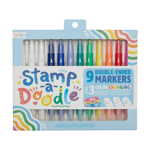 Stamp-A-Doodle Double-Ended Markers - Ages 3+