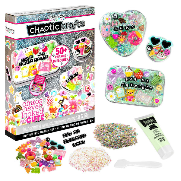 Chaotic Crafts Trinket Trio Design Kit - Fashion Angels