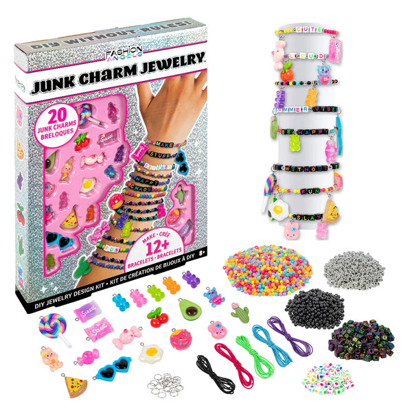 Junk Charms Jewelry Design Kit - Fashion Angels