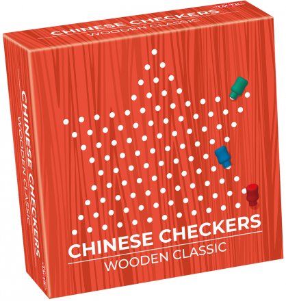 Tactic Classic: Wooden Chinese Checkers - Ages 7+
