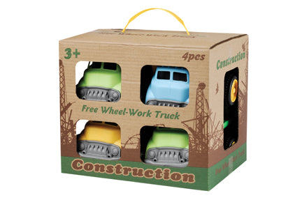 Construction Trucks: 4-Pack - Ages 3+