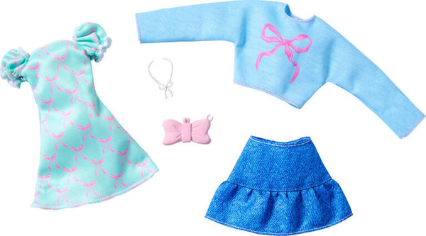 Barbie Fashion Outfit 2 Pack: Multiple Styles Available - Ages 3+
