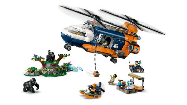 Lego: City Jungle Explorer Helicopter at Base Camp - Ages 8+