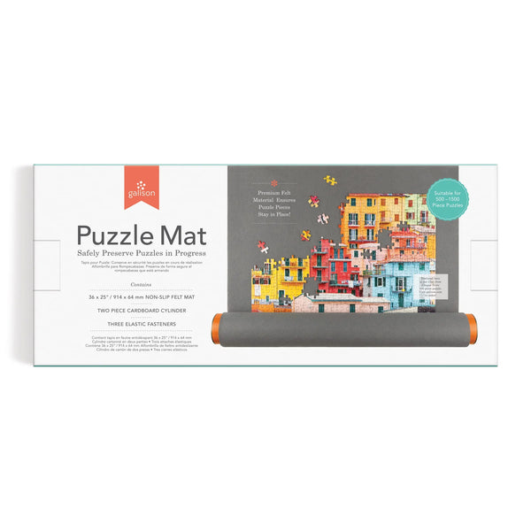 500-1500 Piece Puzzle: Galison: Roll Up Puzzle Mat - Ages 8+