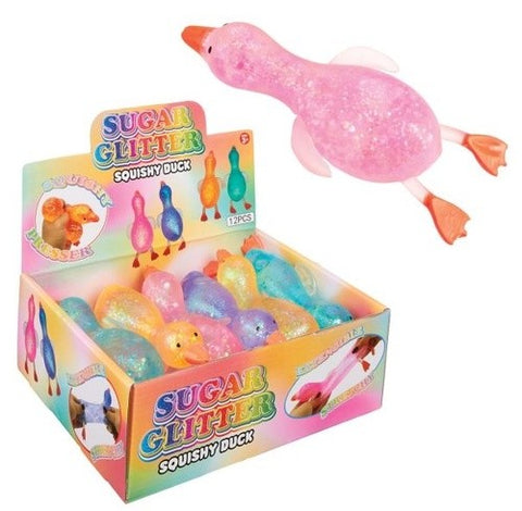 Loot: Gummee Squeeze Glitter Duck - Ages 3+