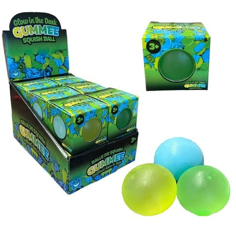 Loot: Glow in The Dark Gummee Squish Ball - Ages 3+