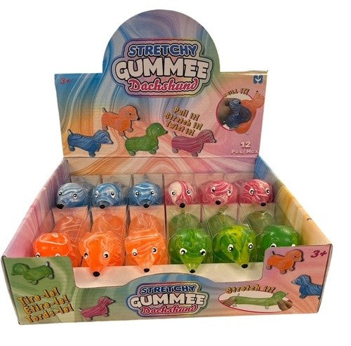 Loot: Gummee Stretch Dachshund Marbled - Ages 3+