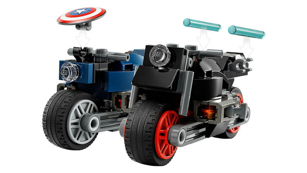 Marvel: Black Widow & Captain America Motorcycles - Ages 6+