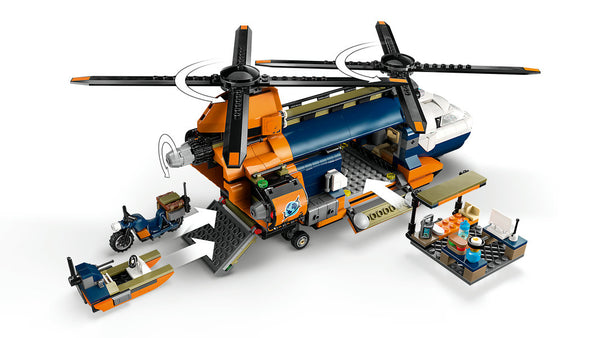 Lego: City Jungle Explorer Helicopter at Base Camp - Ages 8+