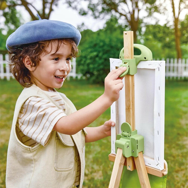 Hape: Portable Bamboo Easel - Ages 4+