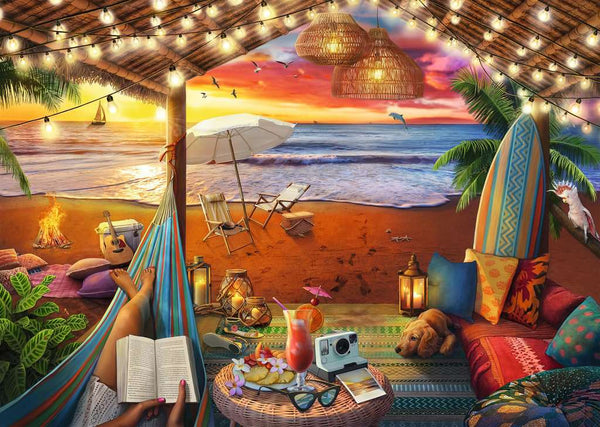 500 Piece Puzzle: Cozy Cabana - Ages 12+