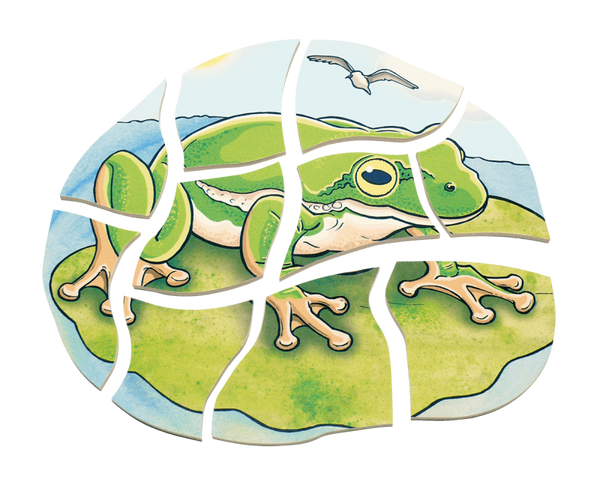 28pc: Layer Puzzle "Frog" - Ages 4+