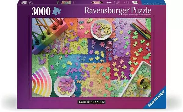 3000 Piece Puzzle: Puzzles on Puzzles - Ages 14+