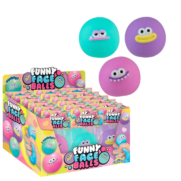 Funny Face Squishy Balls Orb