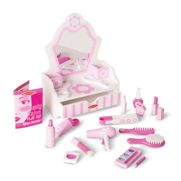 MD: Wooden Beauty Salon Play Set - Ages 3+