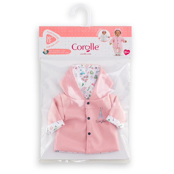 Corolle: Outfit 12" - Reversible Rain Coat - Ages 18mths+