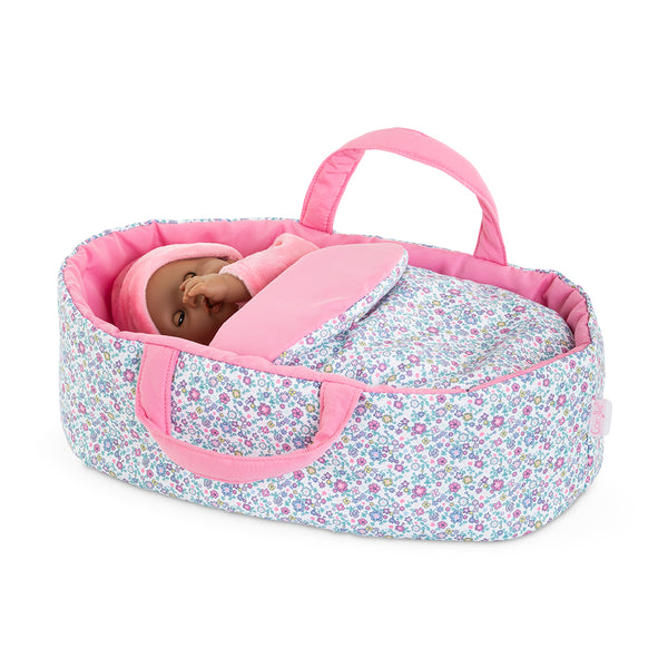 Corolle: Carry Bed Flowered for 12" Dolls - Ages 18mths+