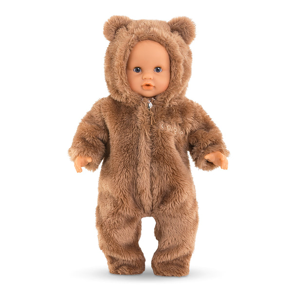 Corolle 12" Doll Outfit - Brown Bear Pilot