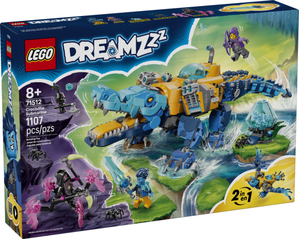 Lego: Dreamzzz Crocodile Submarine - Ages 8+