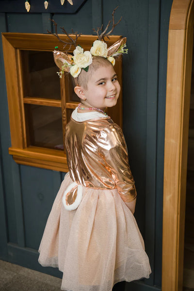 GP: Woodland Deer Dress with Headband - Multiple Sizes Available