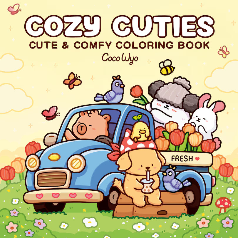 AB: Cozy Spaces Colouring: Cozy Cuties - Ages 7+
