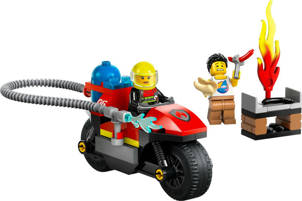 Lego: City Fire Rescue Motorcycle - Ages 4+