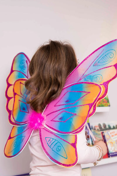 GP: Glitter Rainbow Wings - Multiple Colours Available - Ages 3+