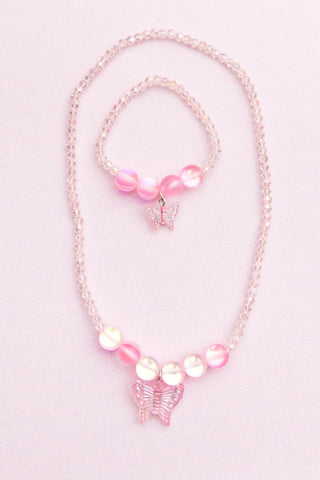 GP: Boutique Pink Crystal necklace - Ages 3+