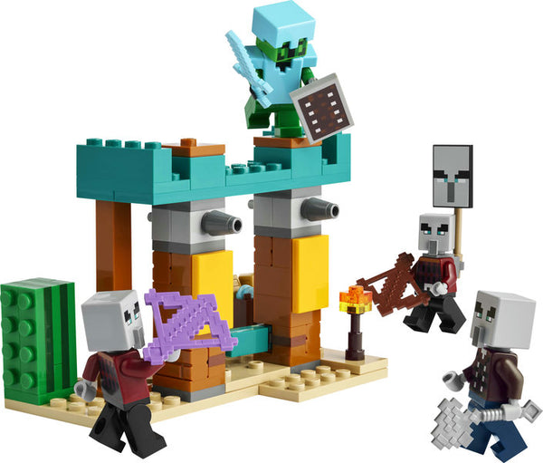 Lego: Minecraft the Illager Desert Patrol - Ages 7+