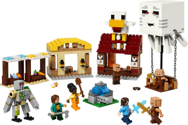 Lego: Minecraft the Ghast Balloon Village Attack - Ages 10+