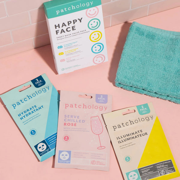 Patchology: Happy Face Sheet Mask Value Pack