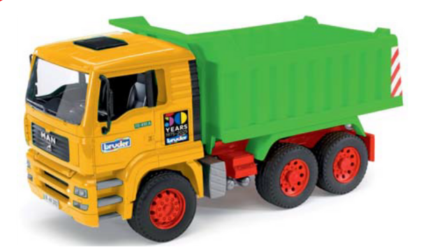 Bruder: MAN TGA Tip Up Truck 50th Anniversary - Ages 3+