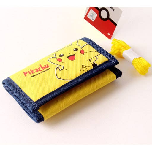 Pokémon Pikachu Velcro Neck Wallet –  Tri-Fold ID Wallet