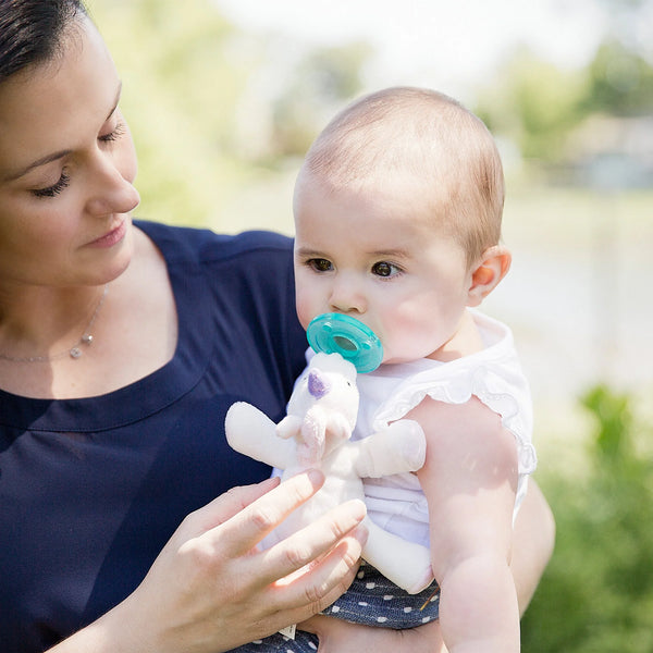 WubbaNub: Infant Pacifier Unicorn - Ages 0+