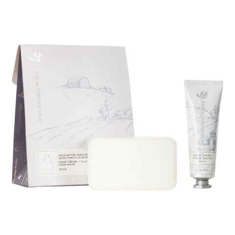 Pre de Provence: Soap & Hand Cream Gift Set - Milk