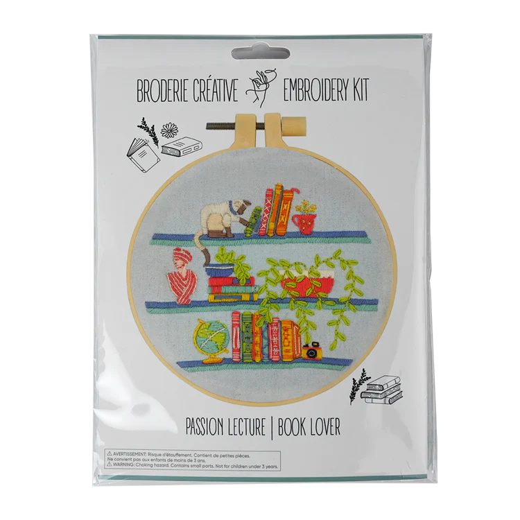 Embroidery Kit Book Lover - Ages 10+