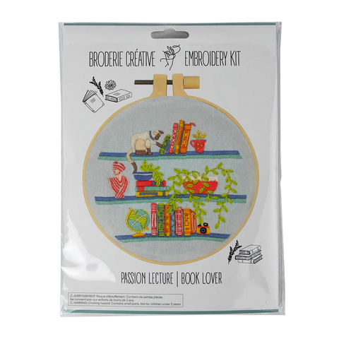 Embroidery Kit Book Lover - Ages 10+