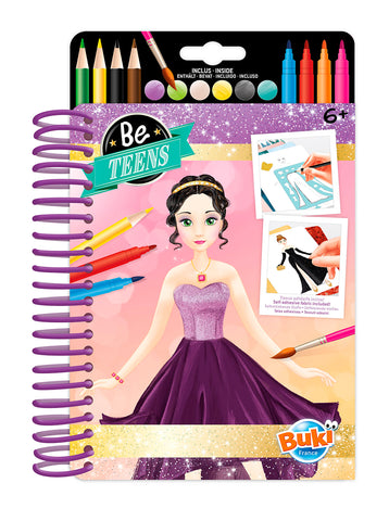 Be Teens: Fashion Sketchbook - Evening Dress - Ages 8+