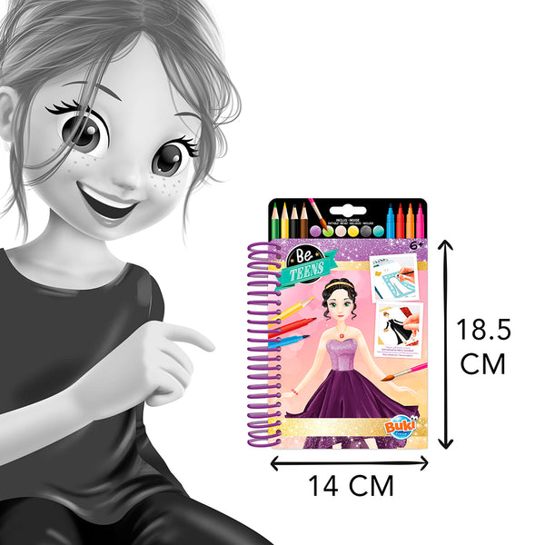 Be Teens: Fashion Sketchbook - Evening Dress - Ages 8+