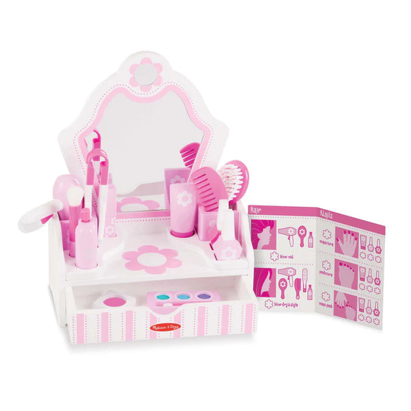 MD: Wooden Beauty Salon Play Set - Ages 3+